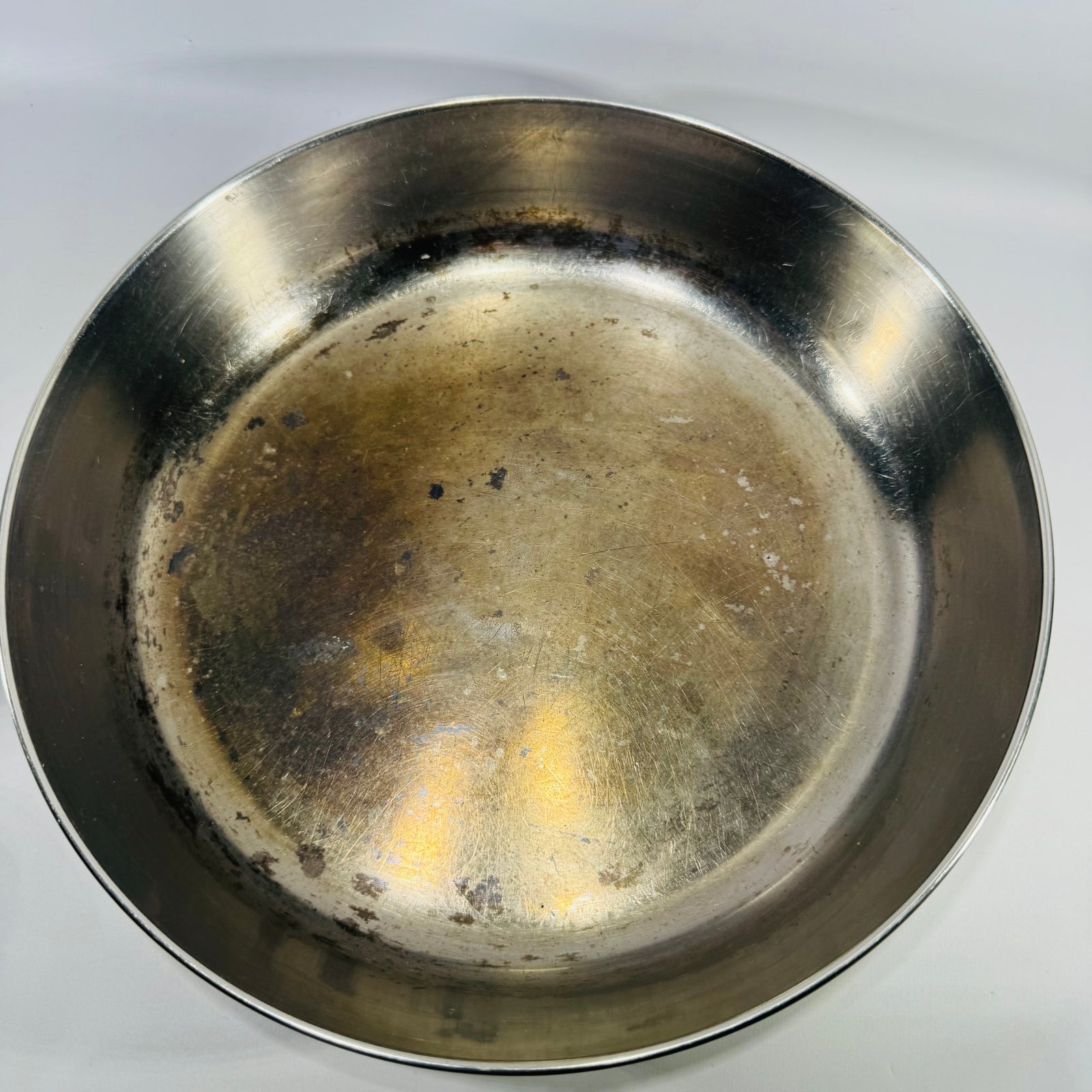 Vintage Revere Ware 10 Inch Skillet with Lid | Copper Clad Stainless Steel Pan