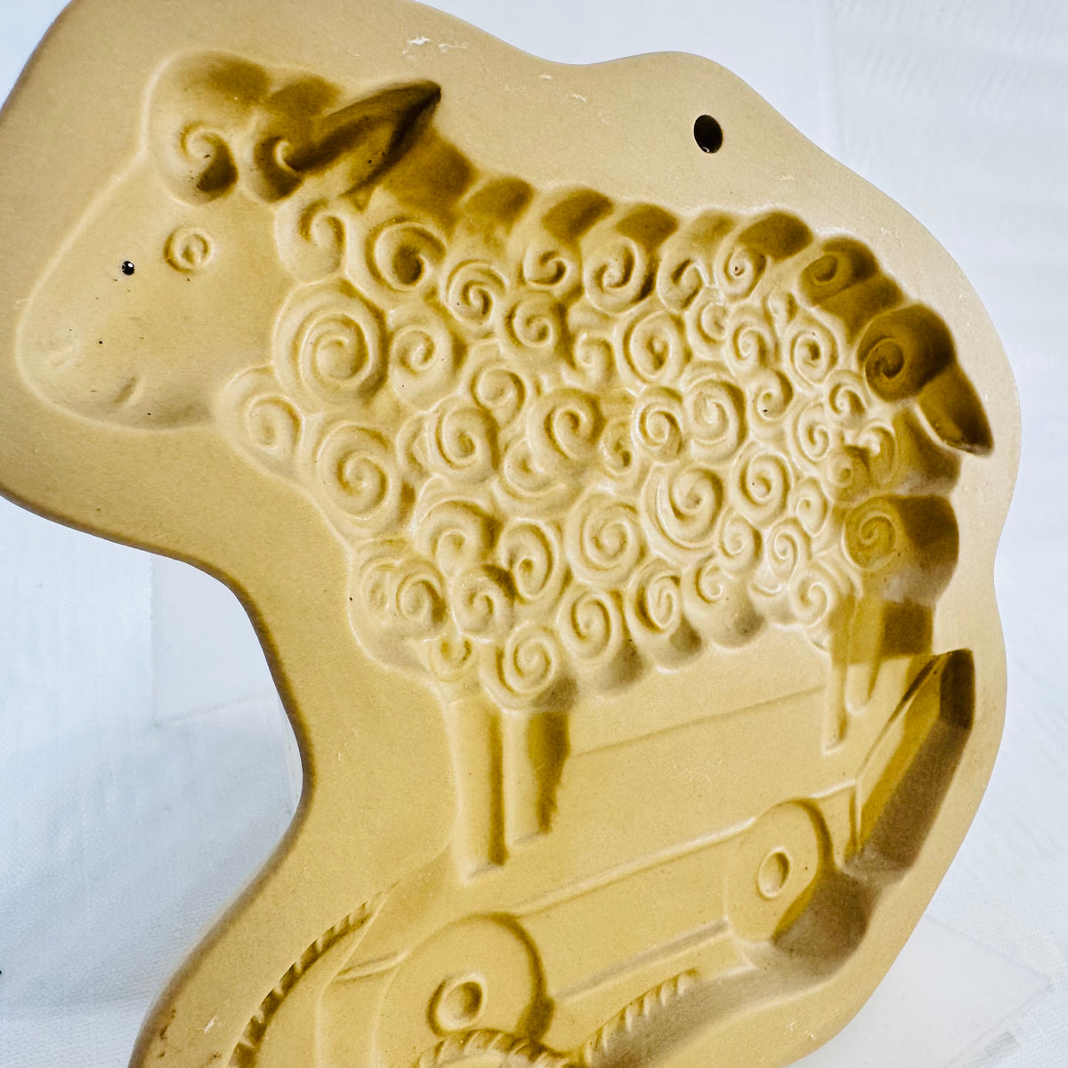 Brown Bag Cookie Art Toy Lamb 1994 Stoneware Cookie Mold