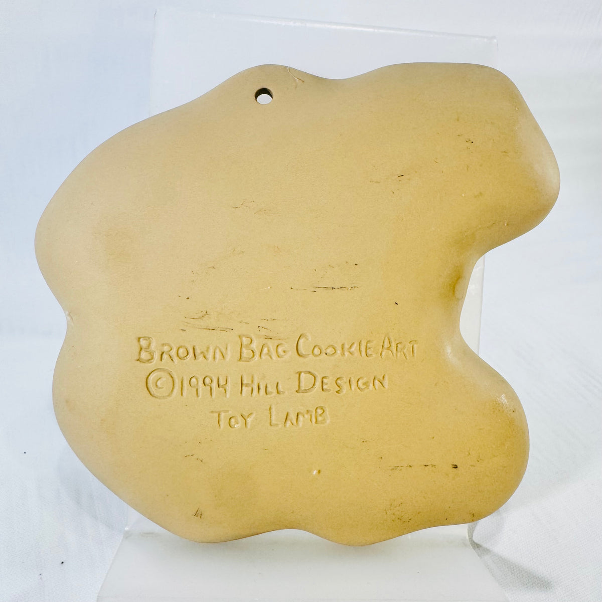 Brown Bag Cookie Art Toy Lamb 1994 Stoneware Cookie Mold