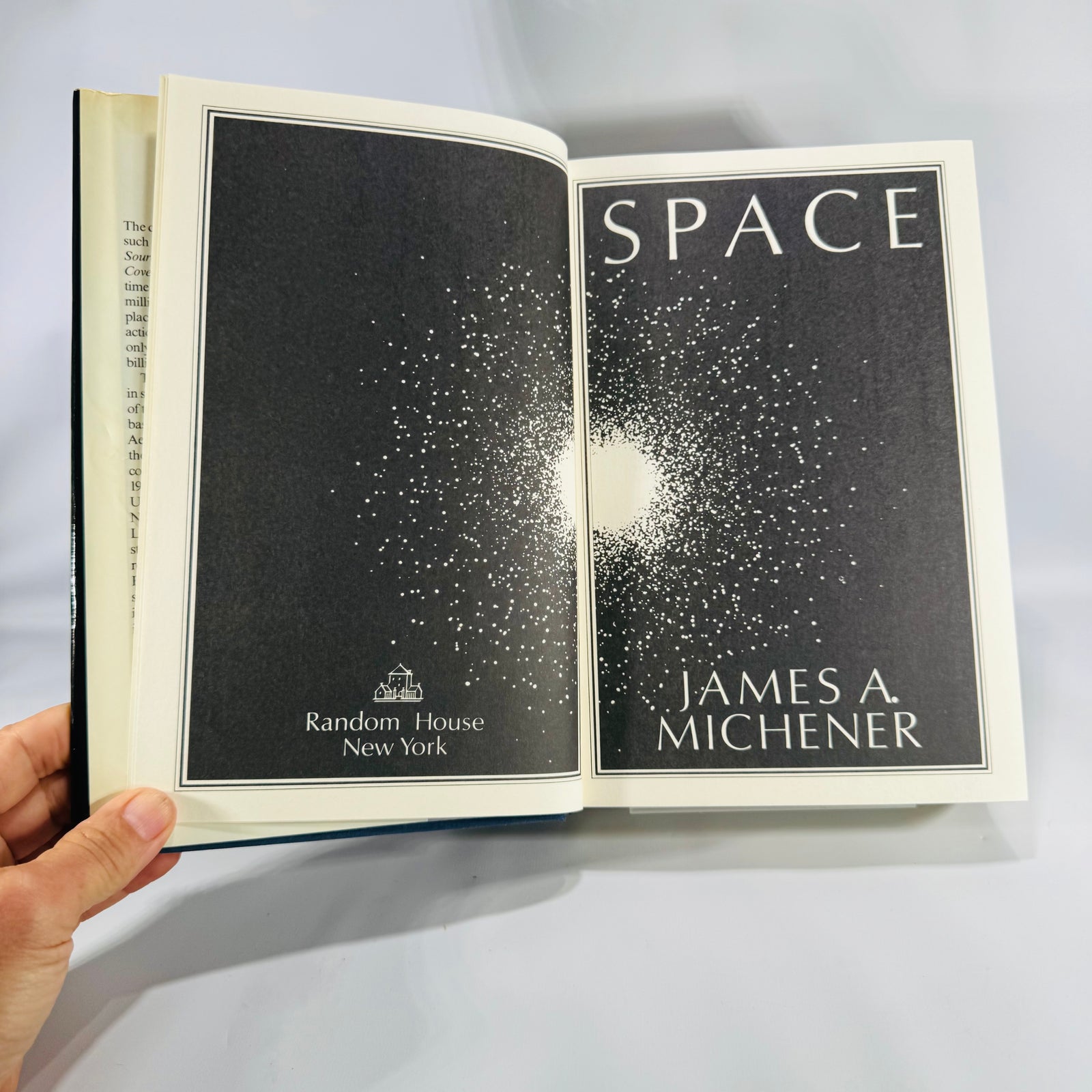 Space (Historical Fiction) — A Novel by James A. Michener (1982) — Random House | Dust Jacket, Space-program Epic, Historical Fiction