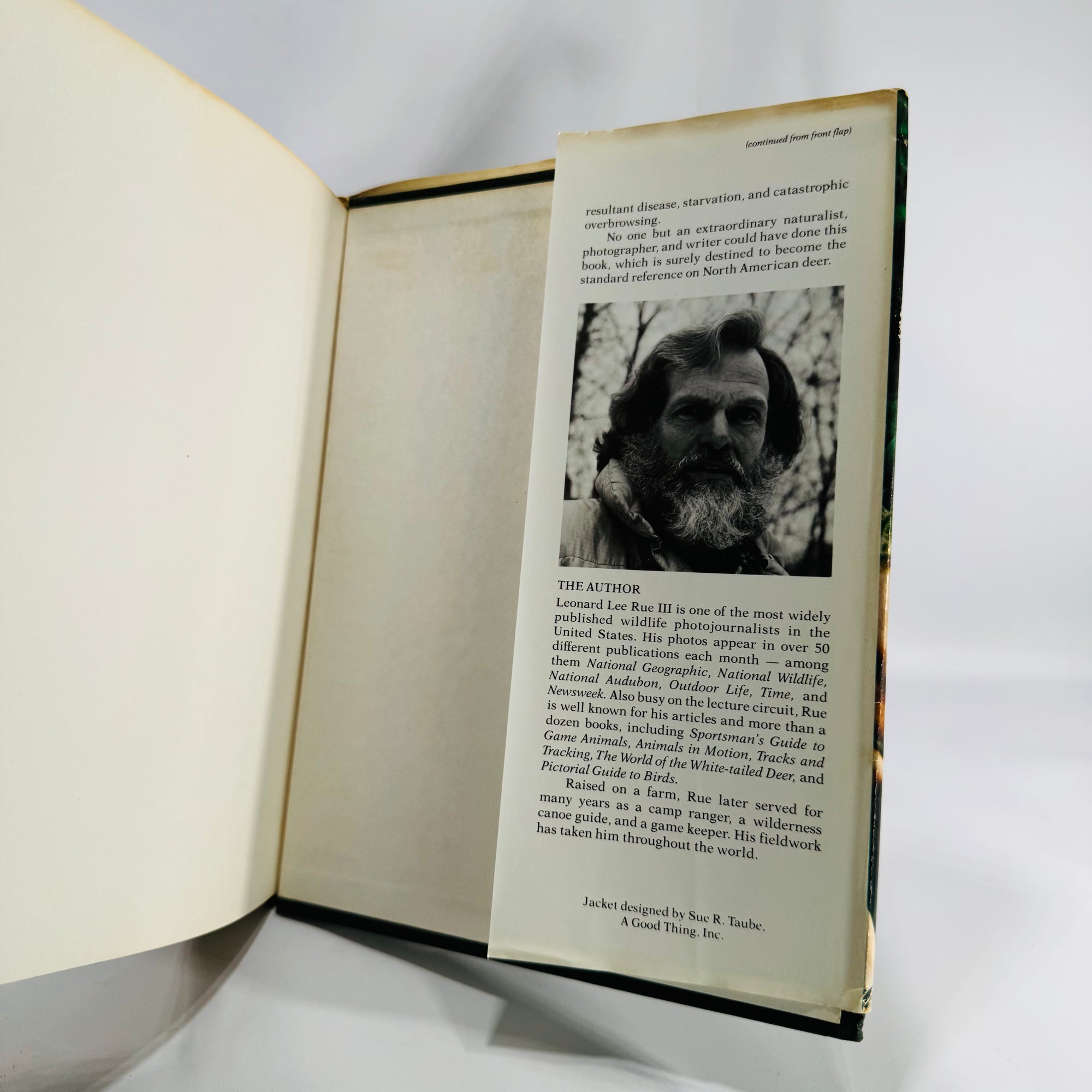 Wildlife Natural History — The Deer of North America (1980, 4th printing) — Leonard Lee Rue III | Illustrated Outdoor Life reference