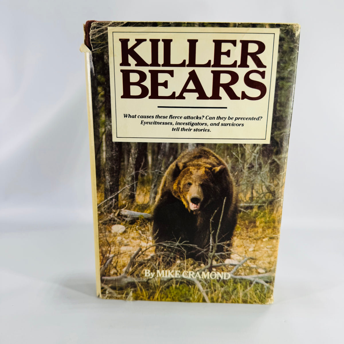 Wildlife &amp; Outdoor Survival — Killer Bears (1981) — Mike Cramond | Dust-Jacketed Hardcover, Natural History