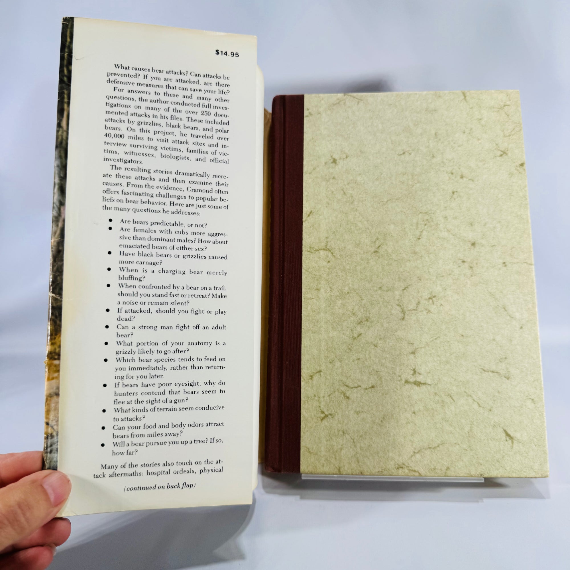 Wildlife & Outdoor Survival — Killer Bears (1981) — Mike Cramond | Dust-Jacketed Hardcover, Natural History