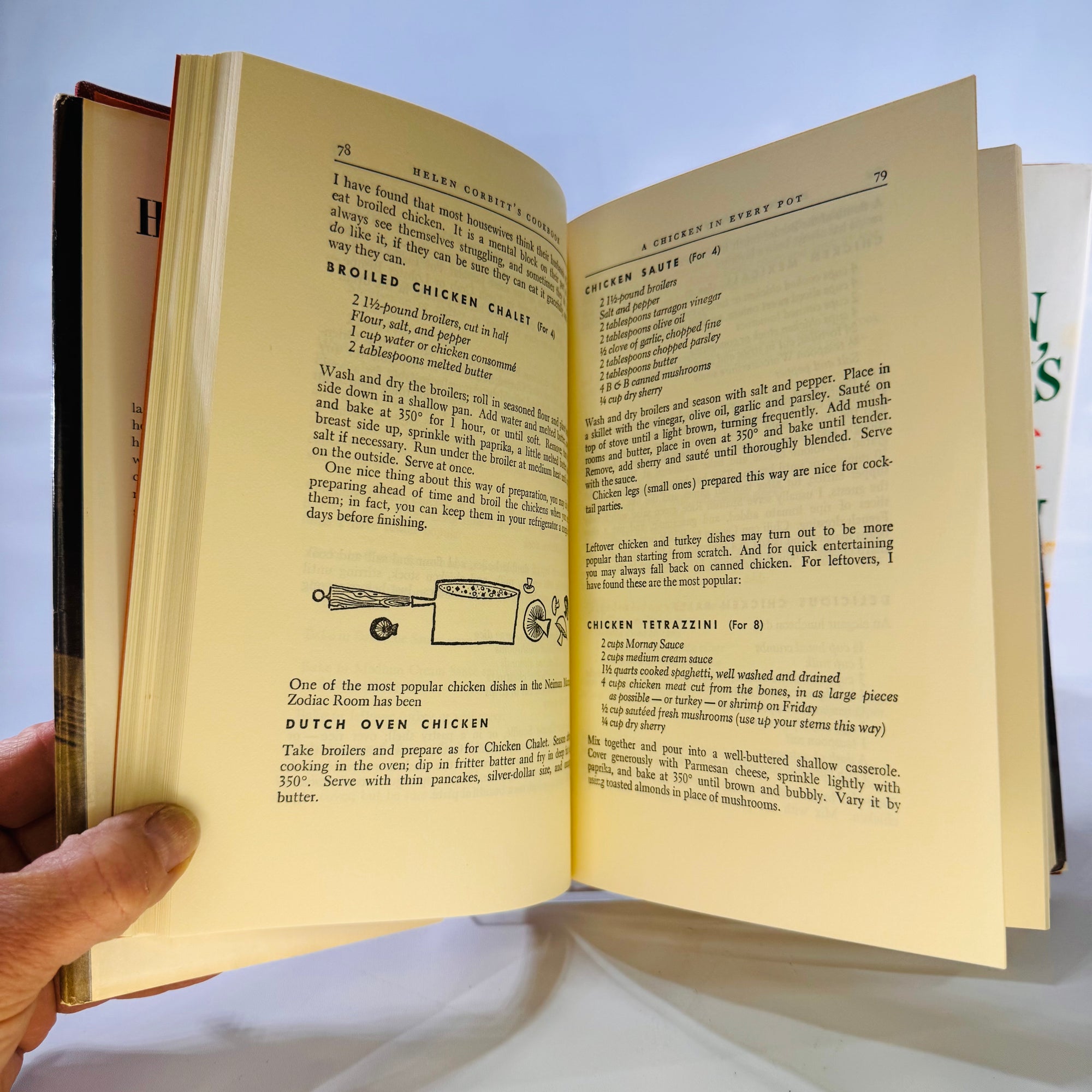 Two Vintage Cookbooks by Helen Corbitt: “Helen Corbitt’s Cookbook” (1957) & “Helen Corbitt’s Potluck” (1962)