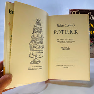 Two Vintage Cookbooks by Helen Corbitt: “Helen Corbitt’s Cookbook” (1957) & “Helen Corbitt’s Potluck” (1962)