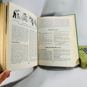 Natural History / Biology Textbook Lot — Elements of Biology (1957) + Biology: The Living World (1968) — Illustrated Hardcovers | Mid-Century Science