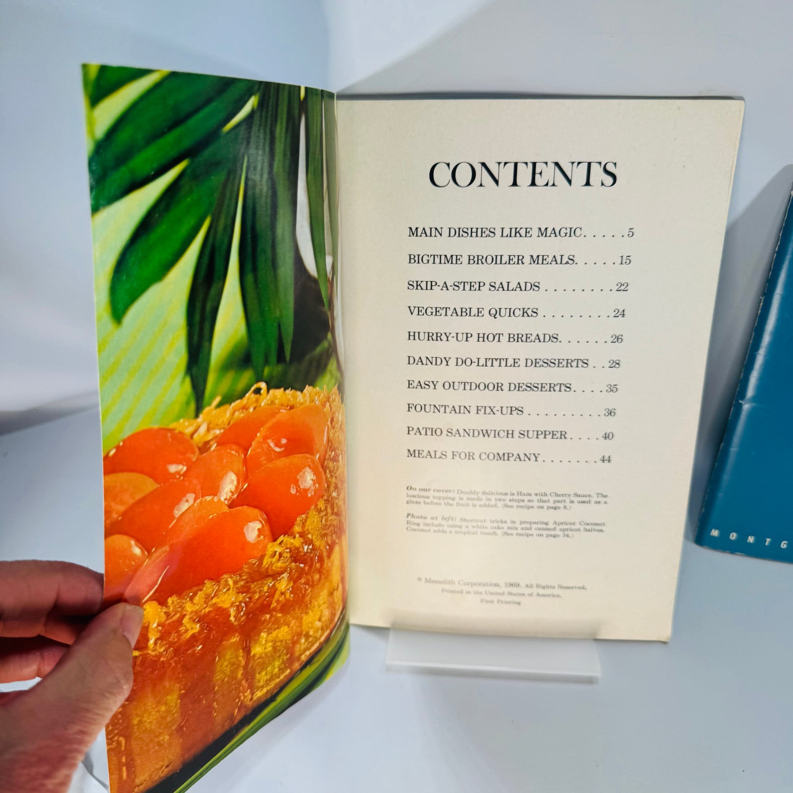 Vintage Cookbook Bundle — Shortcut Cooking + Home Freezing Meredith Corporation & Montgomery Ward | 1949 / 1968