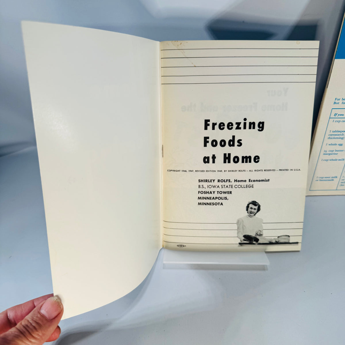 Vintage Cookbook Bundle — Shortcut Cooking + Home Freezing Meredith Corporation & Montgomery Ward | 1949 / 1968