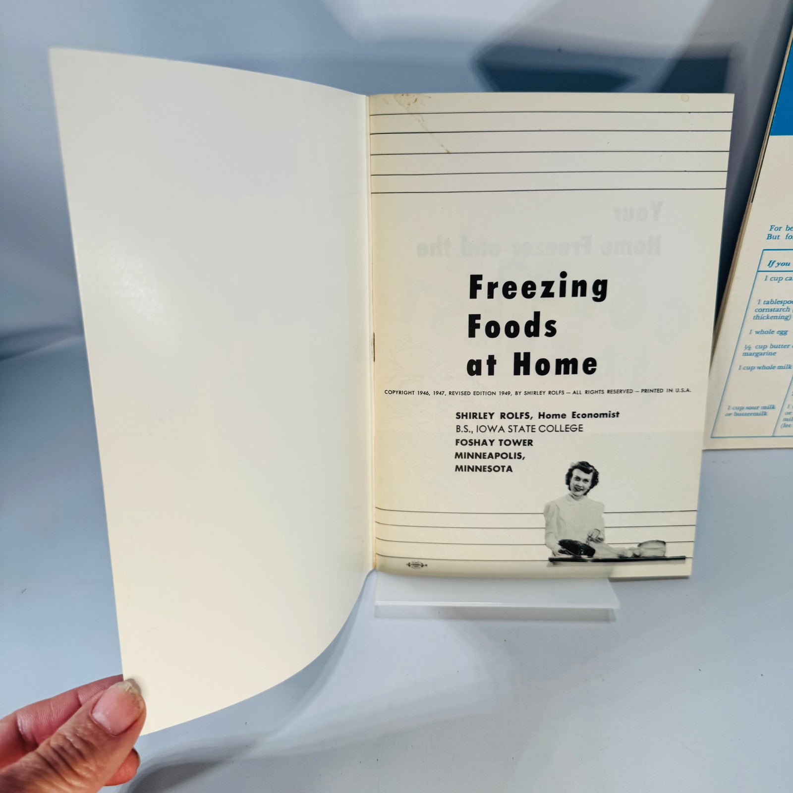 Vintage Cookbook Bundle — Shortcut Cooking + Home Freezing Meredith Corporation & Montgomery Ward | 1949 / 1968
