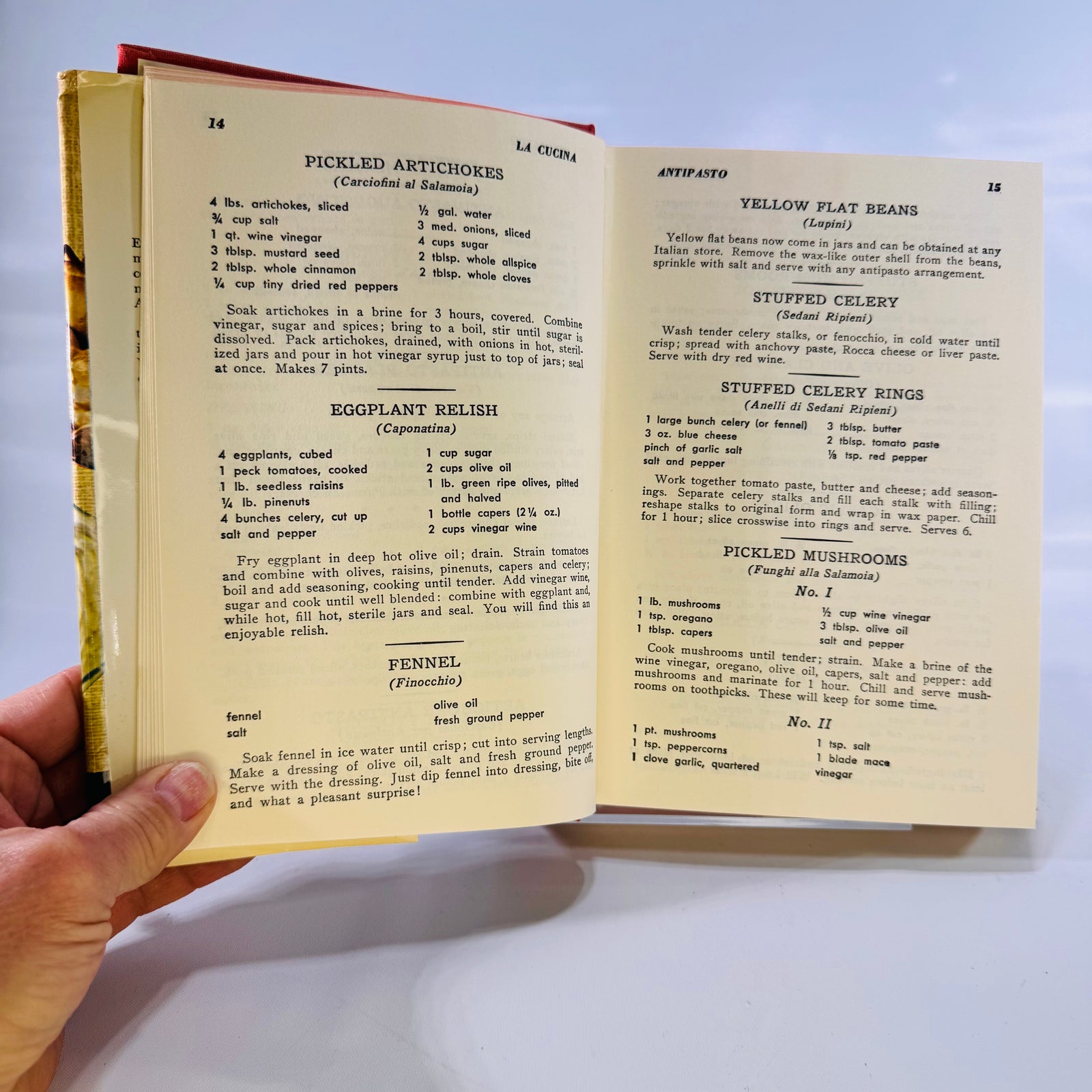 The Complete Italian Cookbook (La Cucina) by Rose L. Sorce (1953), Grosset & Dunlap