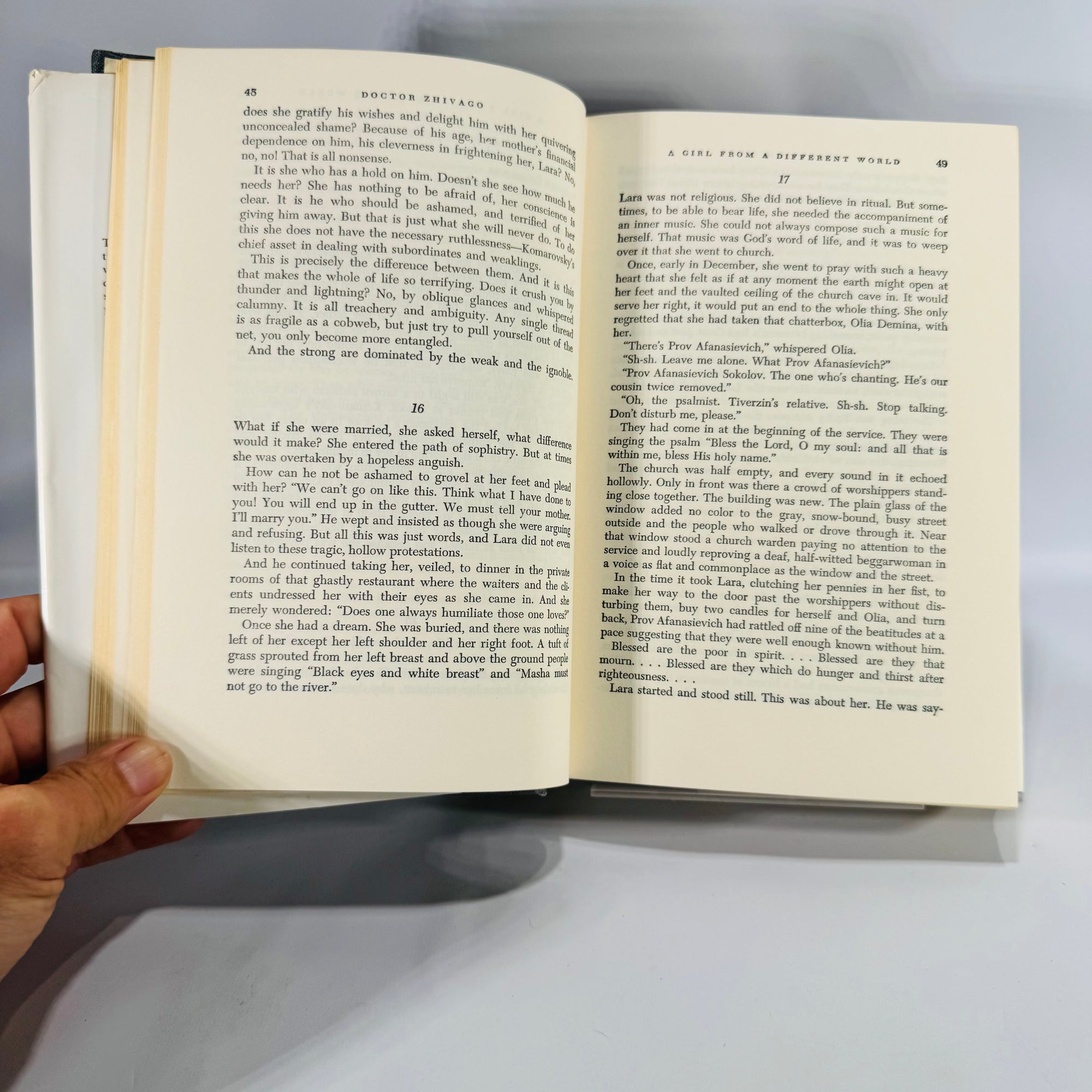 Doctor Zhivago by Boris Pasternak (Pantheon, 559 pp) — Max Hayward & Manya Harari trans. 1958 | Classic Literature Russian Novel