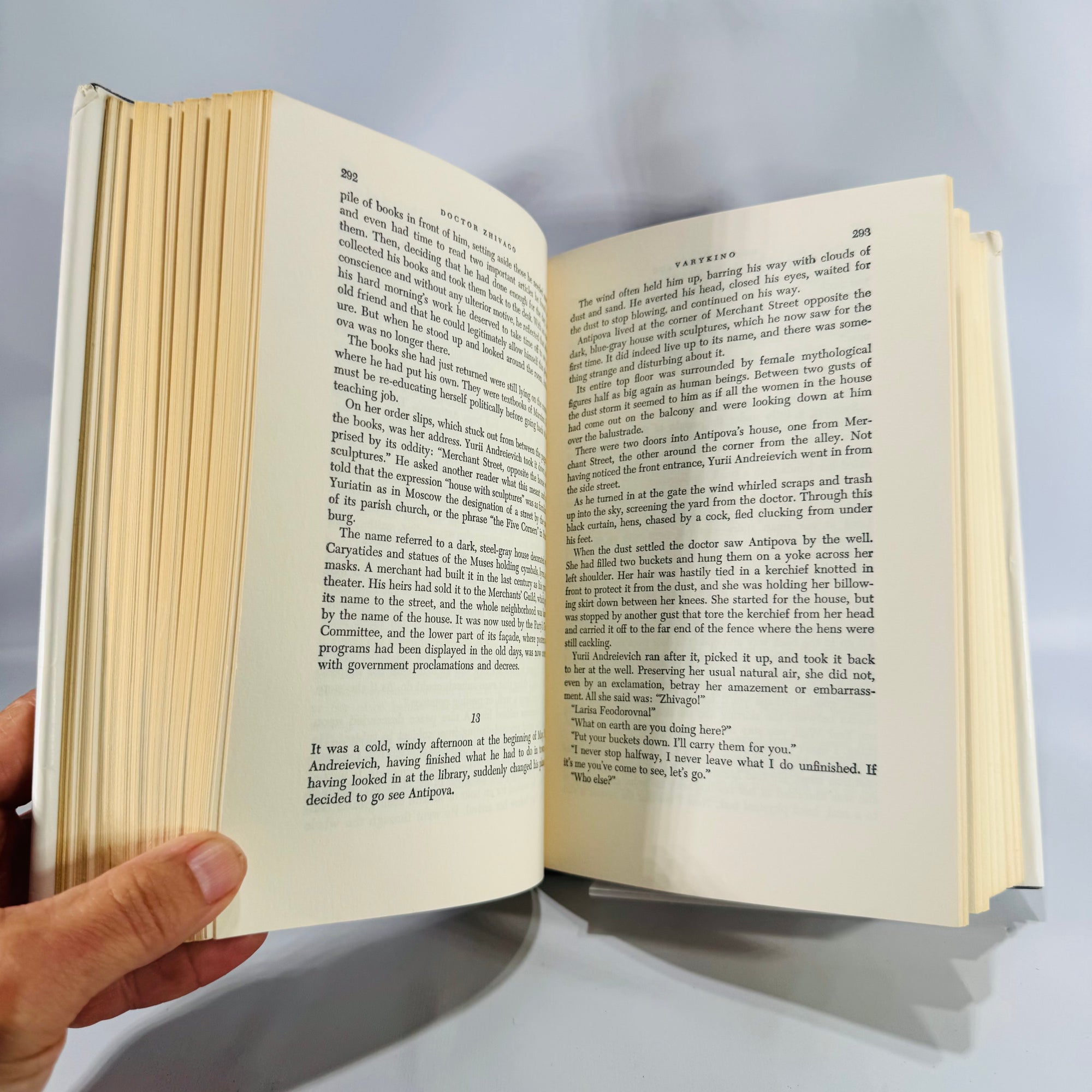 Doctor Zhivago by Boris Pasternak (Pantheon, 559 pp) — Max Hayward & Manya Harari trans. 1958 | Classic Literature Russian Novel