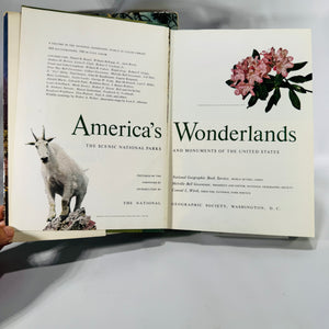 Travel & National Parks Pictorial Guides — America’s Wonderlands (1959, later printing) + Hammond’s Illustrated Travel Guide (1957, Book Club) — National Geographic & C.S. Hammond | Photo-rich, Reference, Travel & Geography