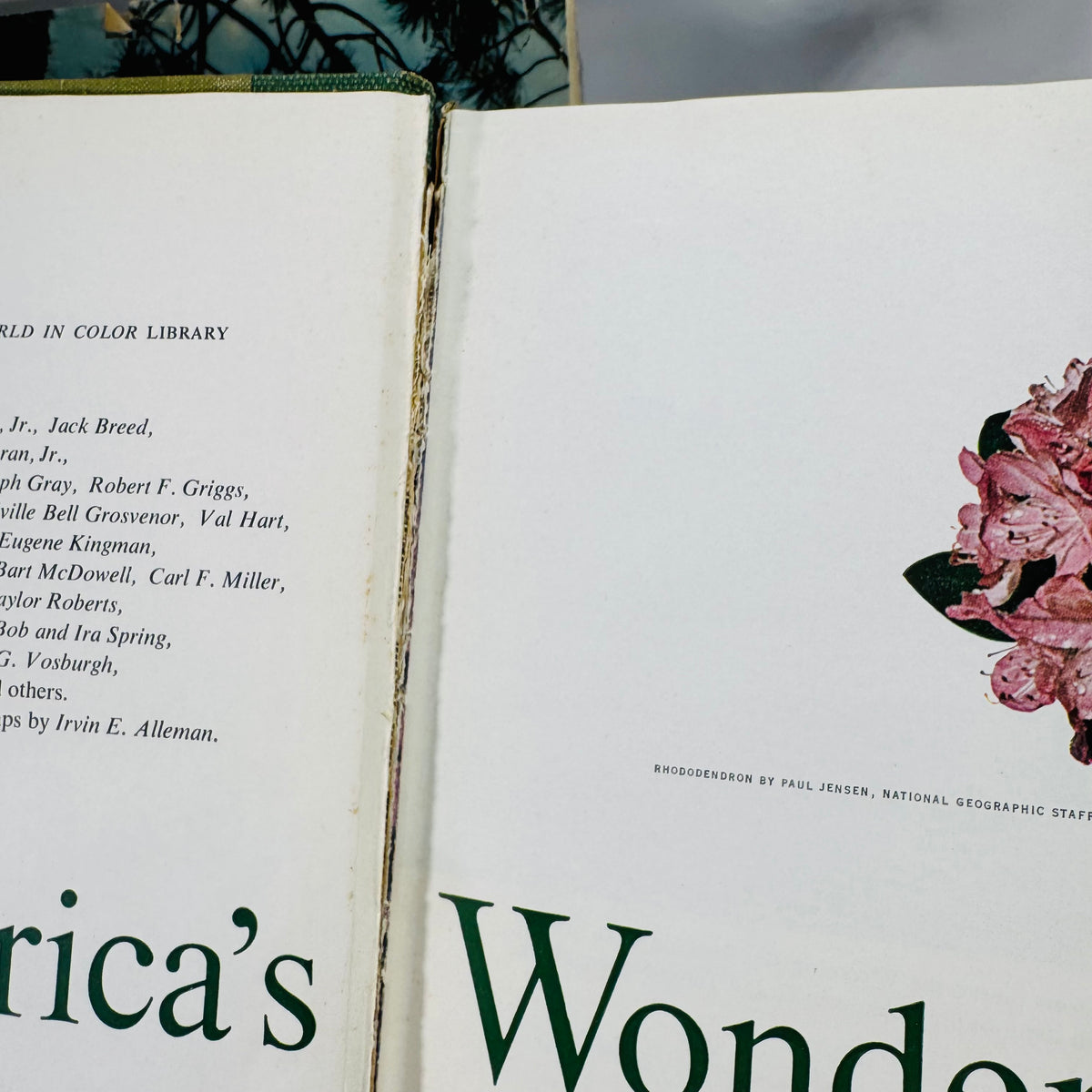 Travel & National Parks Pictorial Guides — America’s Wonderlands (1959, later printing) + Hammond’s Illustrated Travel Guide (1957, Book Club) — National Geographic & C.S. Hammond | Photo-rich, Reference, Travel & Geography