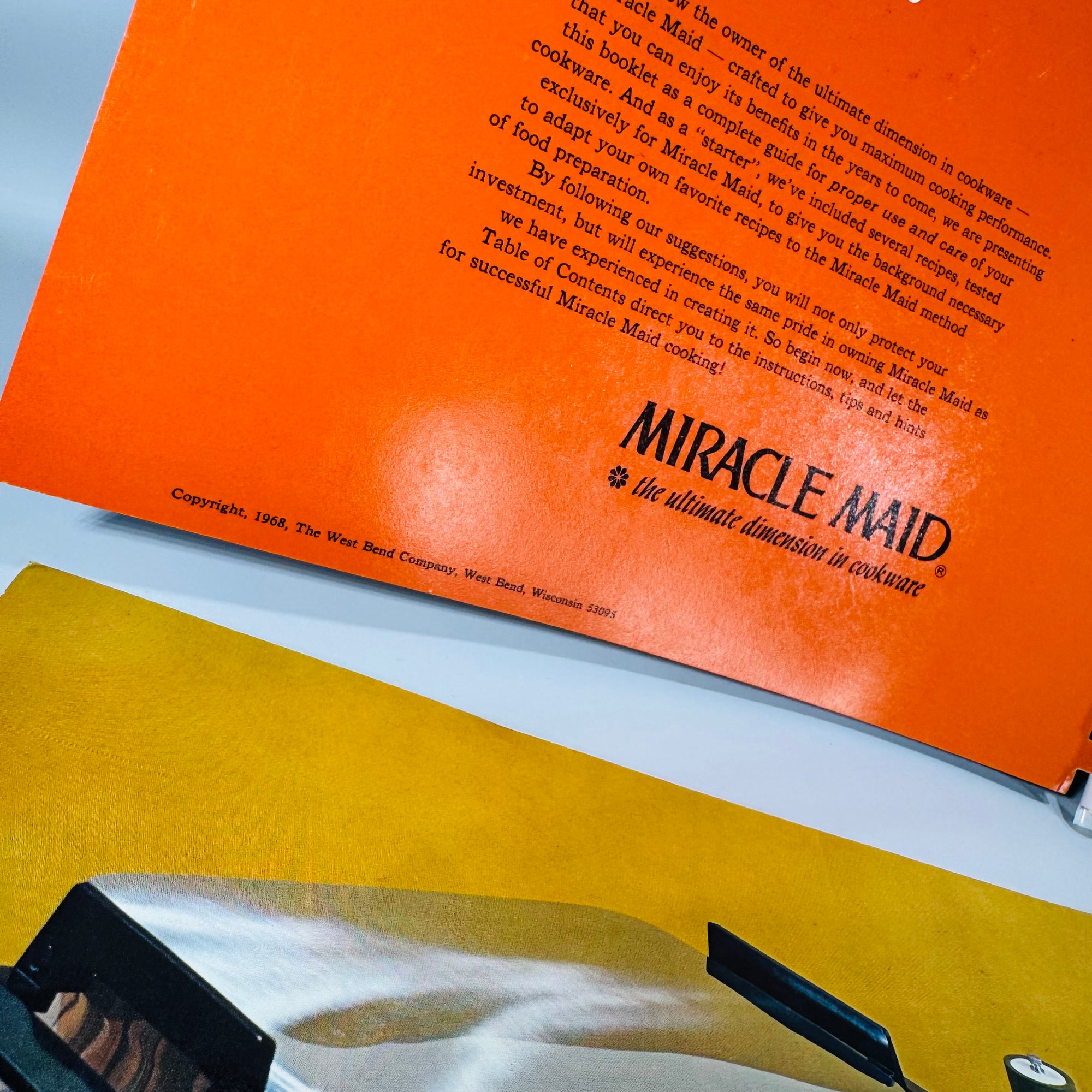Lektro Maid Instructions (1970) + Miracle Maid “The Ultimate Dimension in Cookware” (1968) — West Bend | Comb-Bound Set, Vintage Cookware Manuals