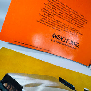 Lektro Maid Instructions (1970) + Miracle Maid “The Ultimate Dimension in Cookware” (1968) — West Bend | Comb-Bound Set, Vintage Cookware Manuals