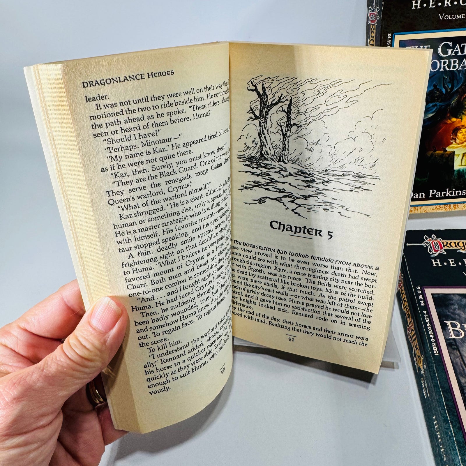 Dragonlance Heroes Paperback Book Bundle — The Legend of Huma, The Gates of Thorbardin, Galen Beknighted Richard A. Knaak, Dan Parkinson, Michael Williams | TSR | 1988–1990