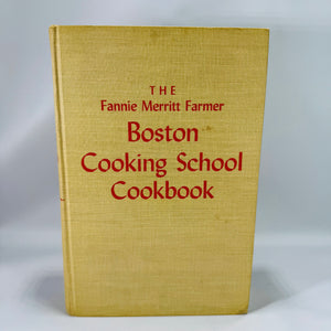 Essential Vintage Cookbook — The Boston Cooking School Cookbook (c. 1959, Tenth Edition) — Fannie Merritt Farmer / Wilma Lord Perkins | Illustrated Reference, Cookbook / Culinary Arts
