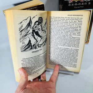 Dragonlance Heroes Paperback Book Bundle — The Legend of Huma, The Gates of Thorbardin, Galen Beknighted Richard A. Knaak, Dan Parkinson, Michael Williams | TSR | 1988–1990