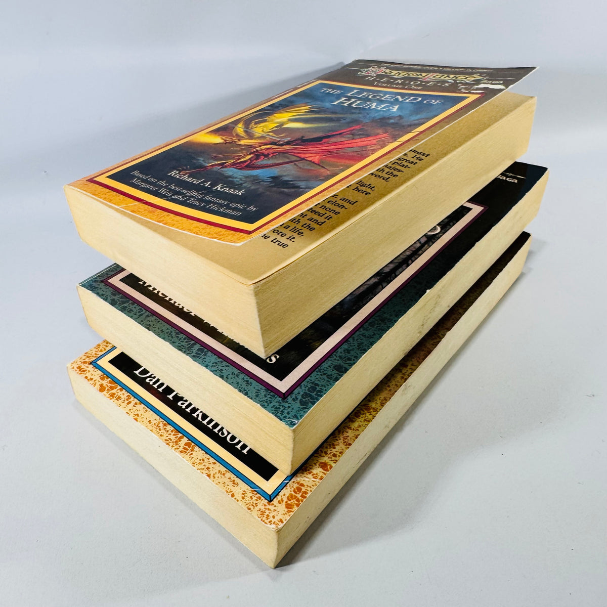 Dragonlance Heroes Paperback Book Bundle — The Legend of Huma, The Gates of Thorbardin, Galen Beknighted Richard A. Knaak, Dan Parkinson, Michael Williams | TSR | 1988–1990