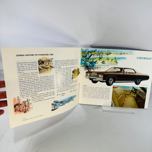 GM 1971 Passenger Cars Brochure — Chevrolet, Pontiac, Oldsmobile, Buick-Opel, Cadillac General Motors | 1971