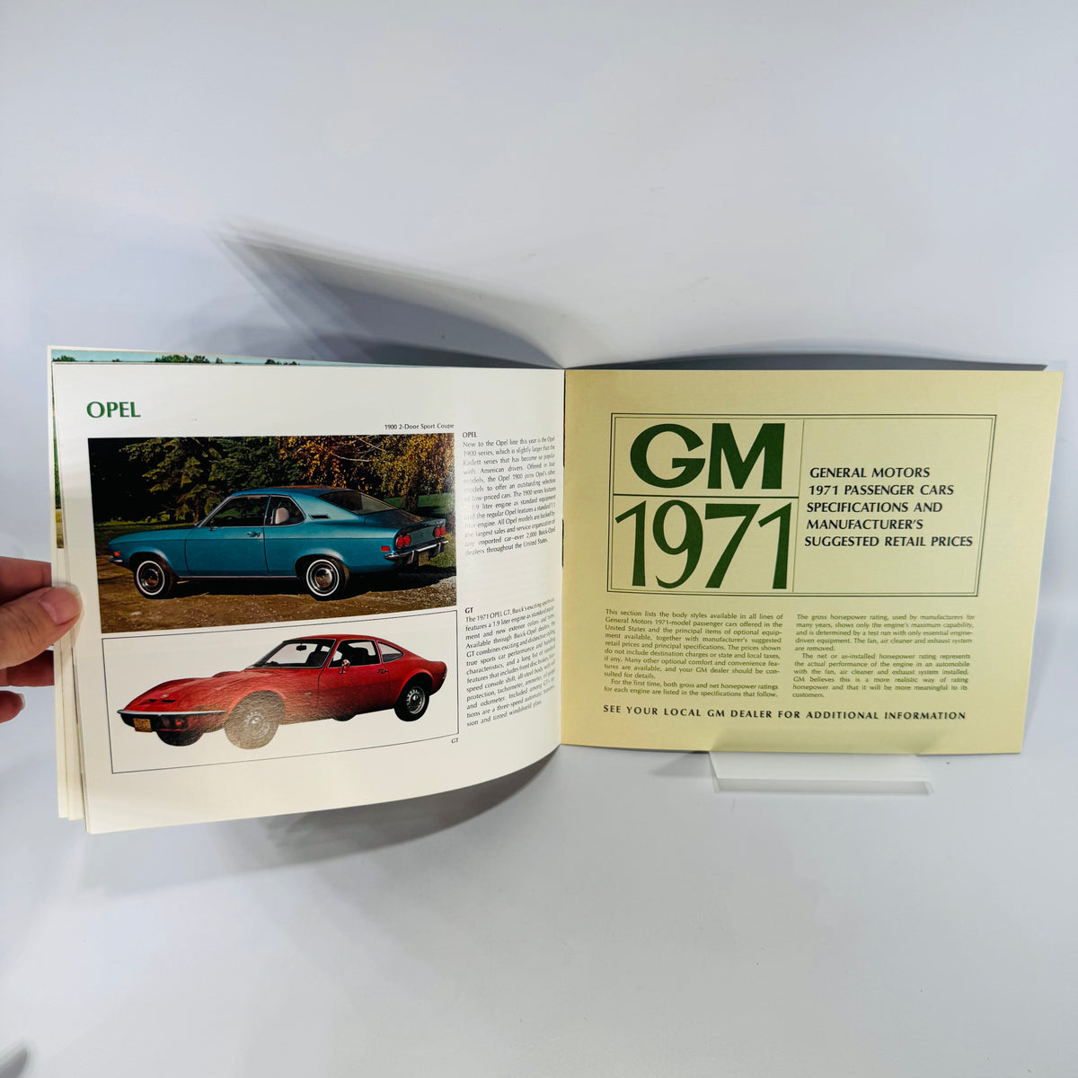 GM 1971 Passenger Cars Brochure — Chevrolet, Pontiac, Oldsmobile, Buick-Opel, Cadillac General Motors | 1971