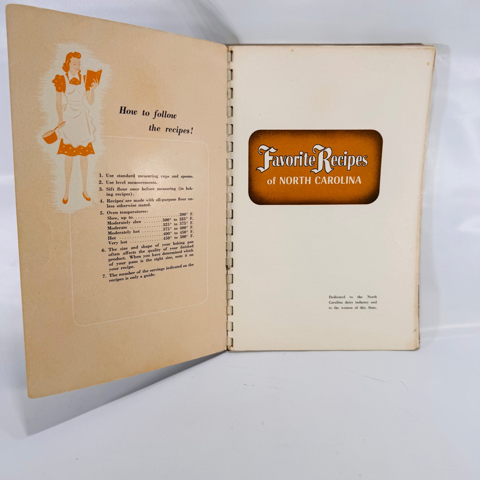 Favorite Recipes of North Carolina by W. Kerr Scott (1945) – Wisconsin Department of Agriculture