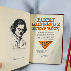 Vintage Leadership & Quotations — A Message to Garcia (1924) + Elbert Hubbard’s Scrap Book (1923) — Elbert Hubbard | 2-Book Lot, Inspirational Essays, GENRE: Inspirational Essays & Quotations