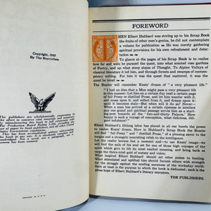 Vintage Leadership & Quotations — A Message to Garcia (1924) + Elbert Hubbard’s Scrap Book (1923) — Elbert Hubbard | 2-Book Lot, Inspirational Essays, GENRE: Inspirational Essays & Quotations
