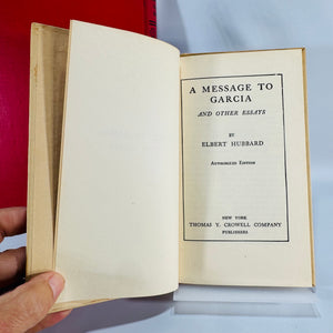 Vintage Leadership & Quotations — A Message to Garcia (1924) + Elbert Hubbard’s Scrap Book (1923) — Elbert Hubbard | 2-Book Lot, Inspirational Essays, GENRE: Inspirational Essays & Quotations