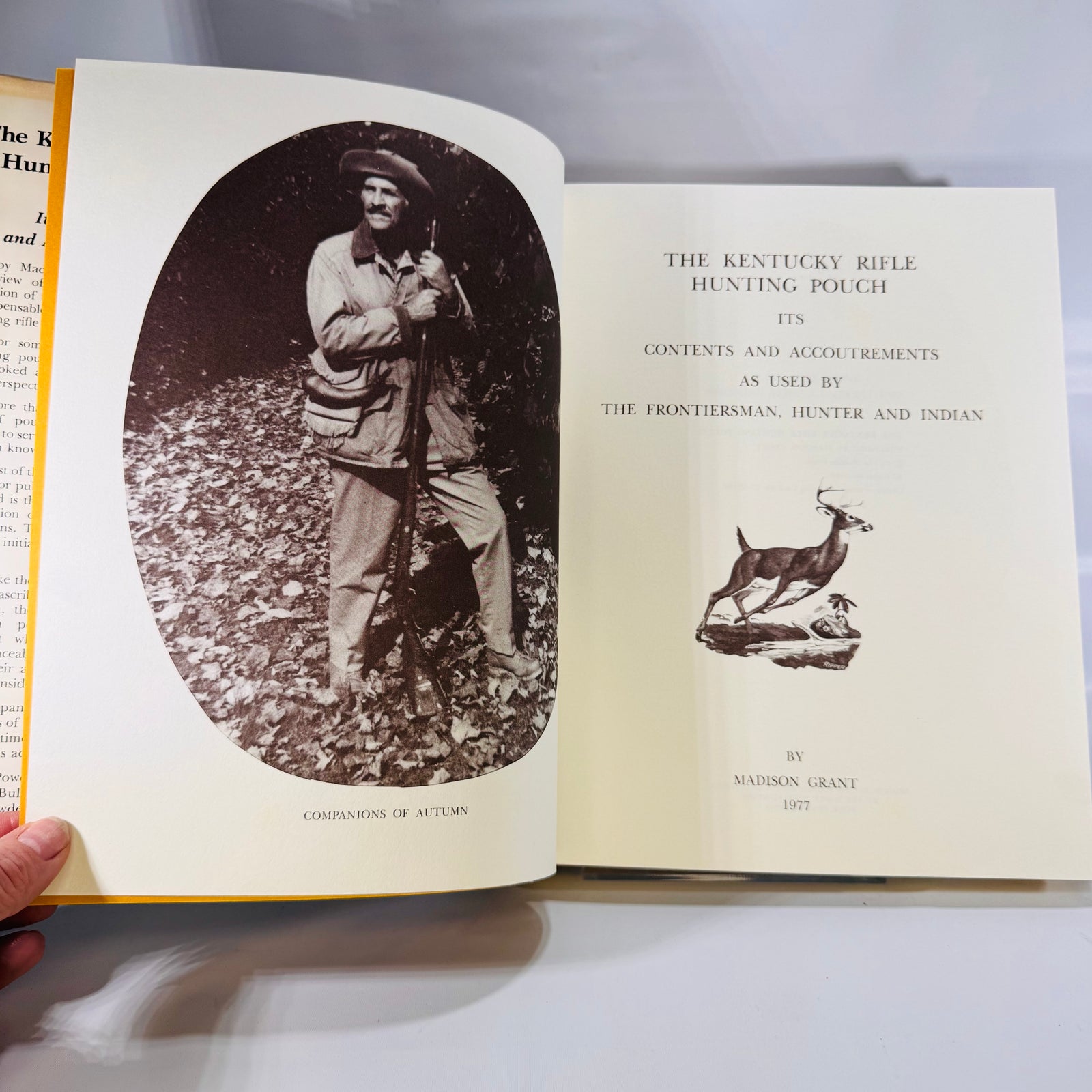 The Kentucky Rifle Hunting Pouch by Madison Grant (1977) – Vintage Self-Published Study