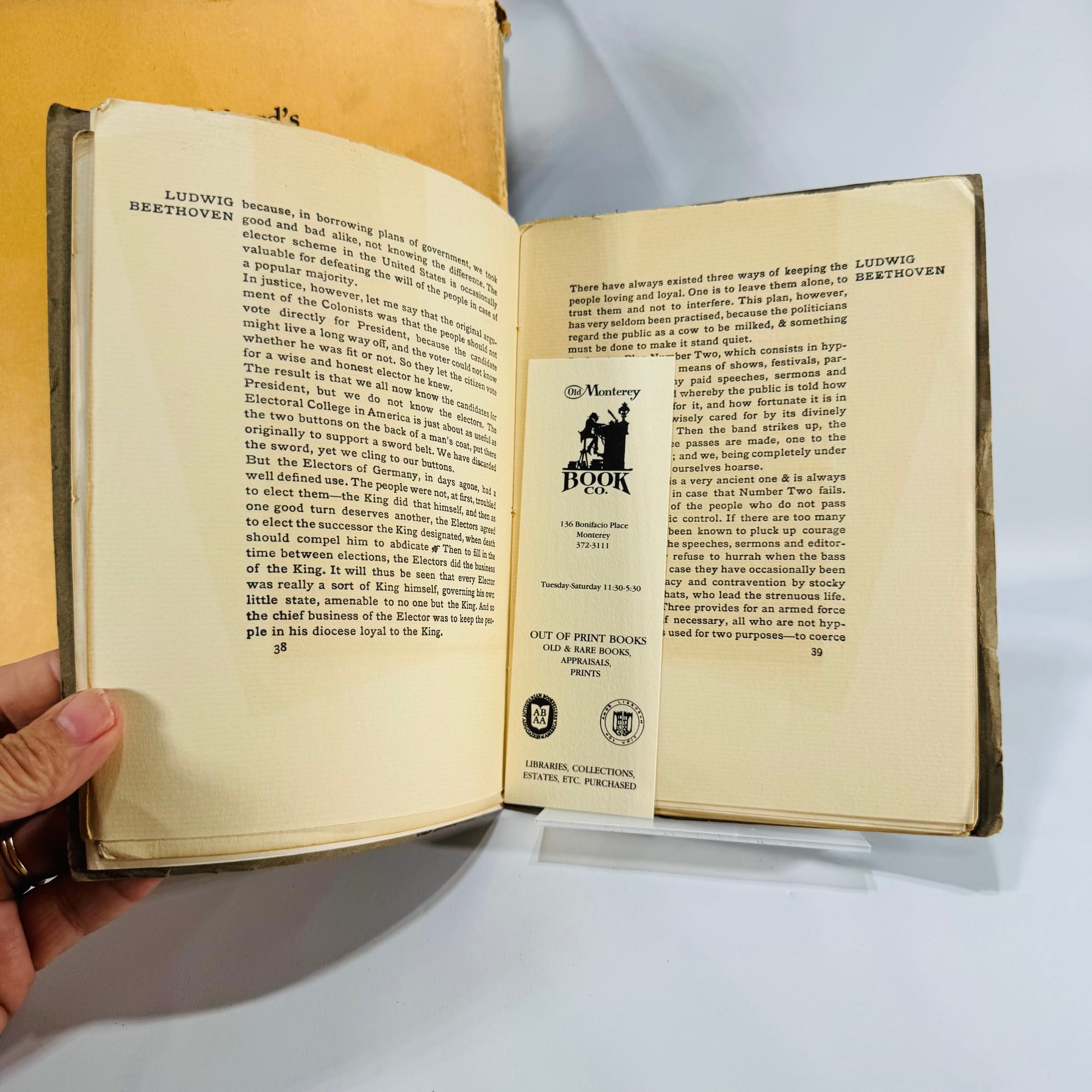 Roycroft Arts & Letters Lot — Elbert Hubbard’s Scrap Book (1923) + Little Journeys: Beethoven (1901) — Elbert Hubbard | Decorative Roycroft Design, Literary Essays