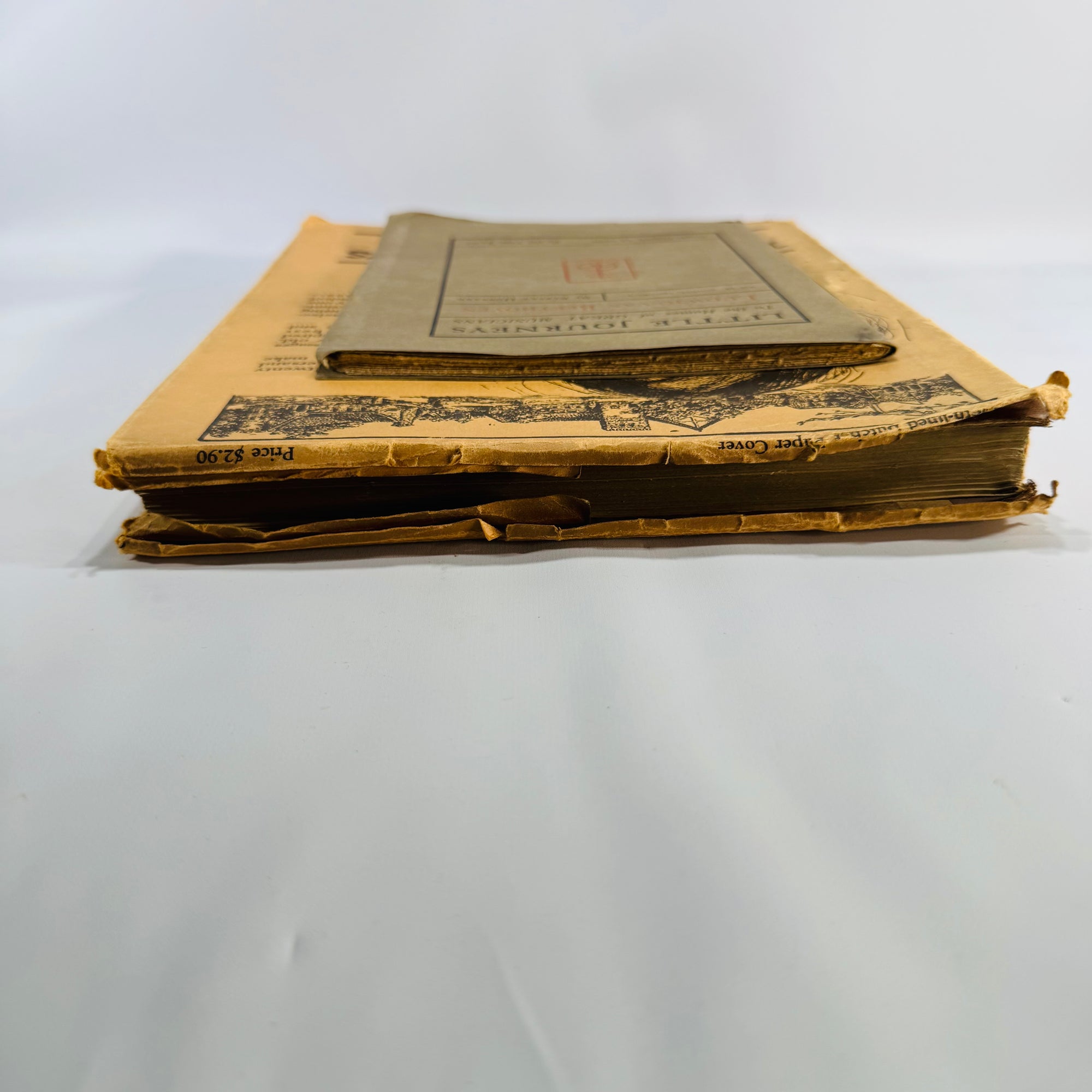 Roycroft Arts & Letters Lot — Elbert Hubbard’s Scrap Book (1923) + Little Journeys: Beethoven (1901) — Elbert Hubbard | Decorative Roycroft Design, Literary Essays