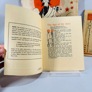 Arts & Crafts Ephemera Lot — The FRA (Jan. 1910) + Roycrofters Booklets (c.1910) — Elbert Hubbard | Roycroft Press design, Arts & Crafts Movement
