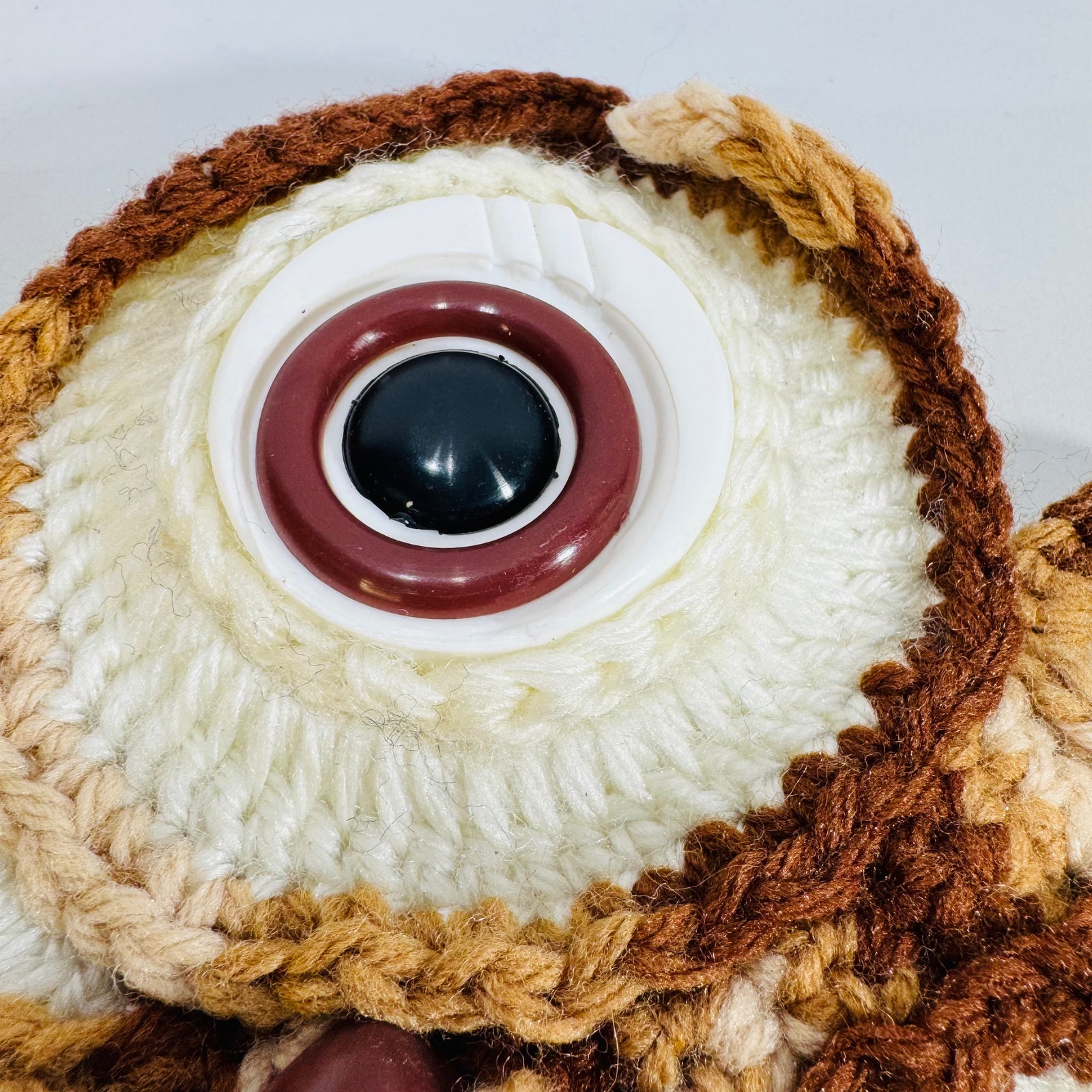 Vintage Macrame Owl Towel Ring | Handmade Cottagecore Wall Hanging