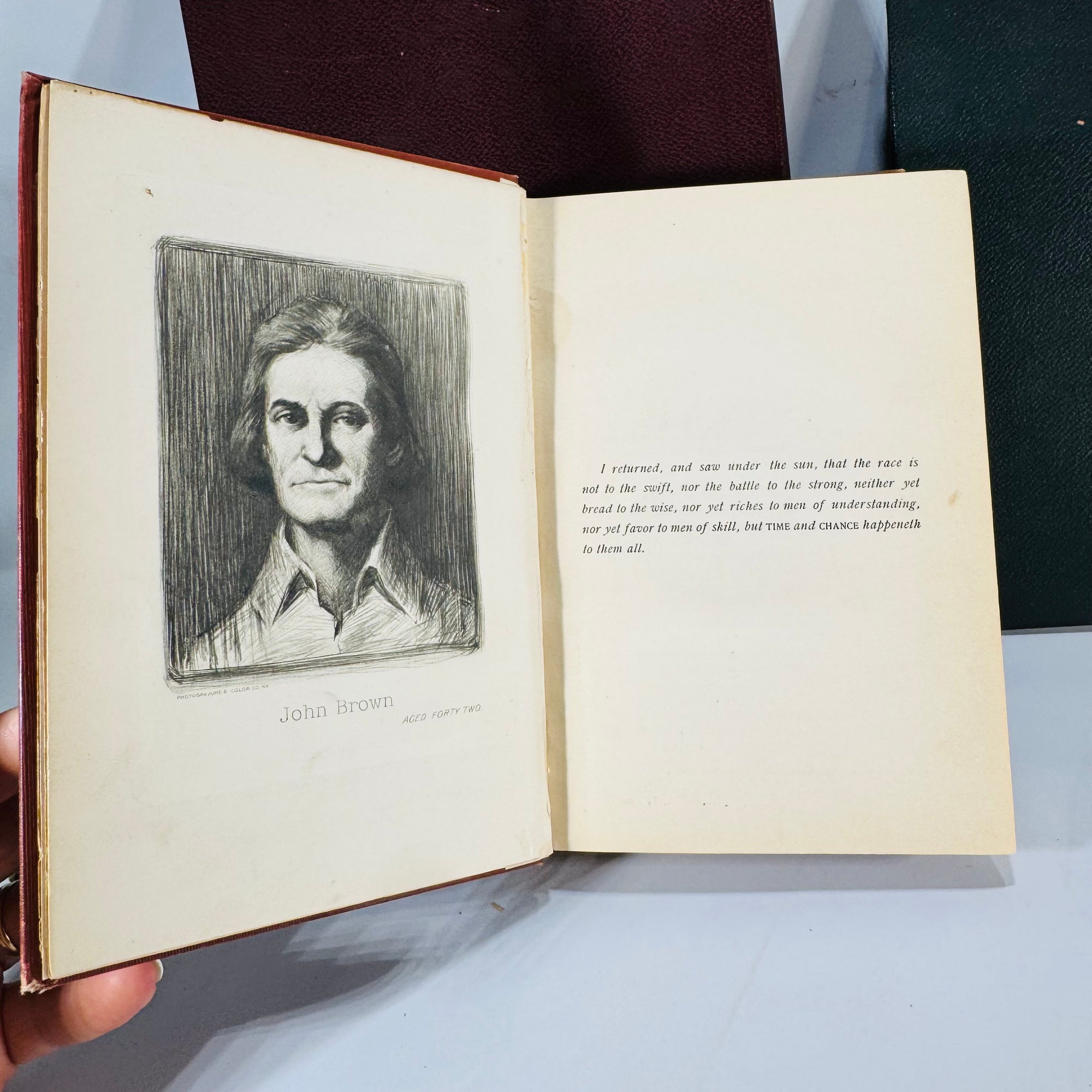 Roycroft Classics 3-Book Lot — Elbert Hubbard (Time & Chance 1901 Rev.; Guide Book for Little Journeys 1926; Note Book 1957) | Arts & Crafts Essays, Biography