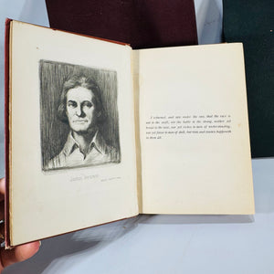 Roycroft Classics 3-Book Lot — Elbert Hubbard (Time & Chance 1901 Rev.; Guide Book for Little Journeys 1926; Note Book 1957) | Arts & Crafts Essays, Biography