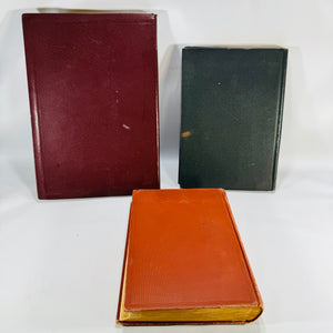 Roycroft Classics 3-Book Lot — Elbert Hubbard (Time & Chance 1901 Rev.; Guide Book for Little Journeys 1926; Note Book 1957) | Arts & Crafts Essays, Biography
