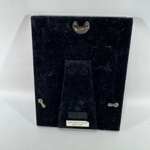 Burnes of Boston Teddy Bear Picture Frame | 1997 Silvertone Nursery Photo Frame