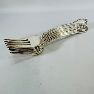 1847 Rogers Bros Remembrance Luncheon Forks | Set of 8 Silverplate Flatware