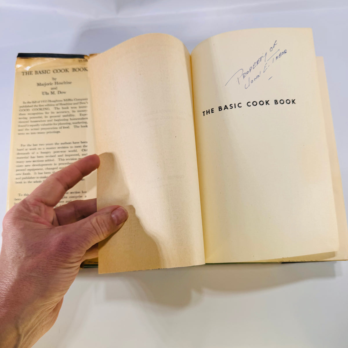 The Basic Cook Book by Marjorie Hesseltine & Ula M. Dow (1947), Houghton Mifflin Company