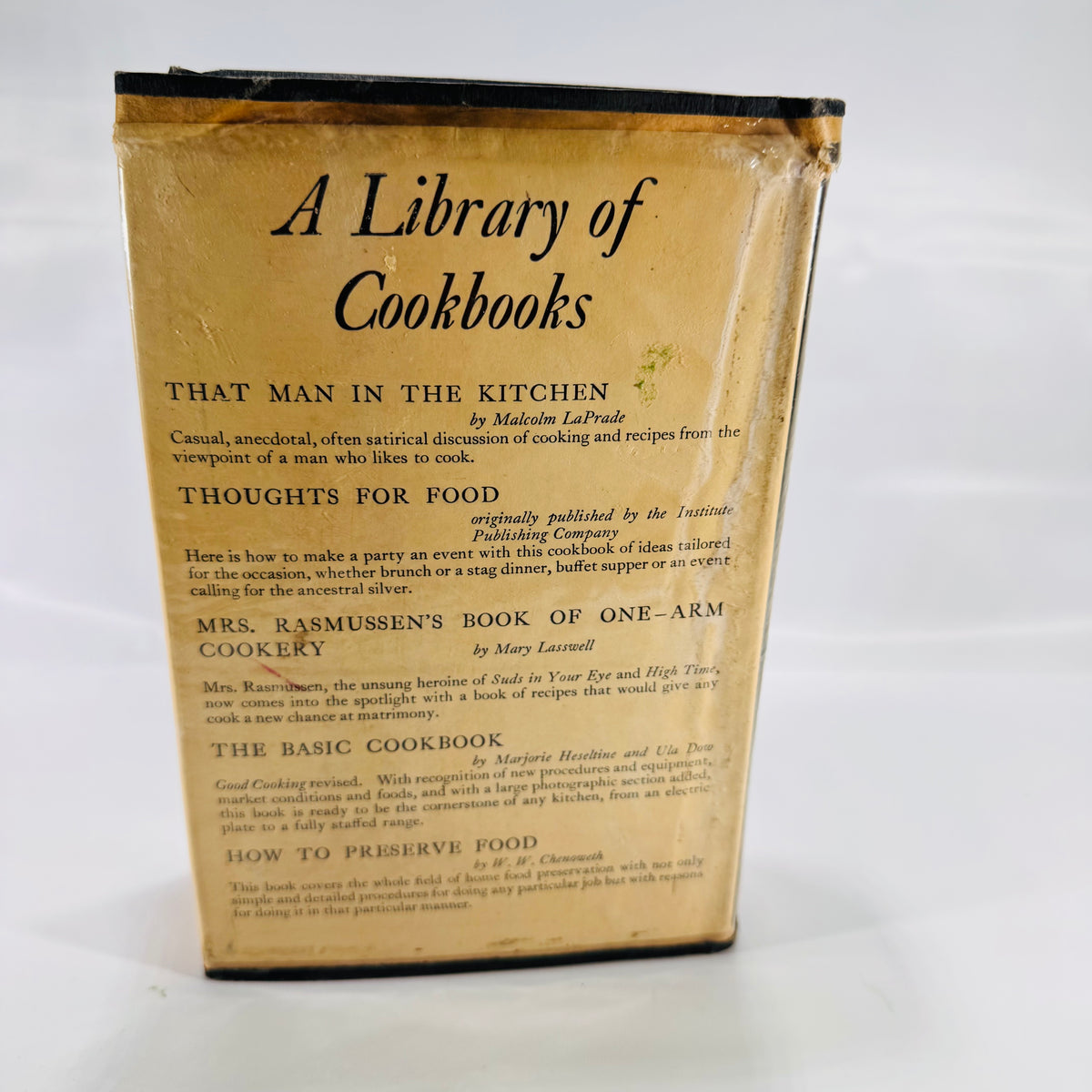 The Basic Cook Book by Marjorie Hesseltine & Ula M. Dow (1947), Houghton Mifflin Company