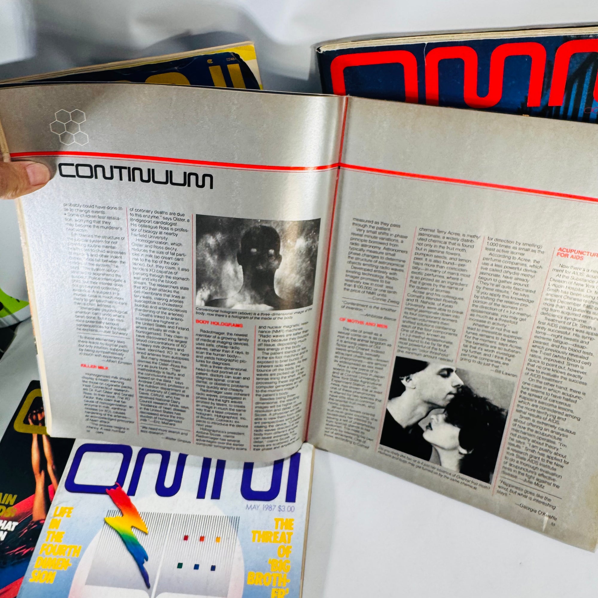 OMNI Magazine Lot of 7 (1978–1987) — Various Issues — OMNI Editors | Retro Ads & Cover Art, Science & Science Fiction Magazine
