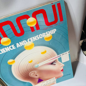 OMNI Magazine Lot of 7 (1978–1987) — Various Issues — OMNI Editors | Retro Ads & Cover Art, Science & Science Fiction Magazine