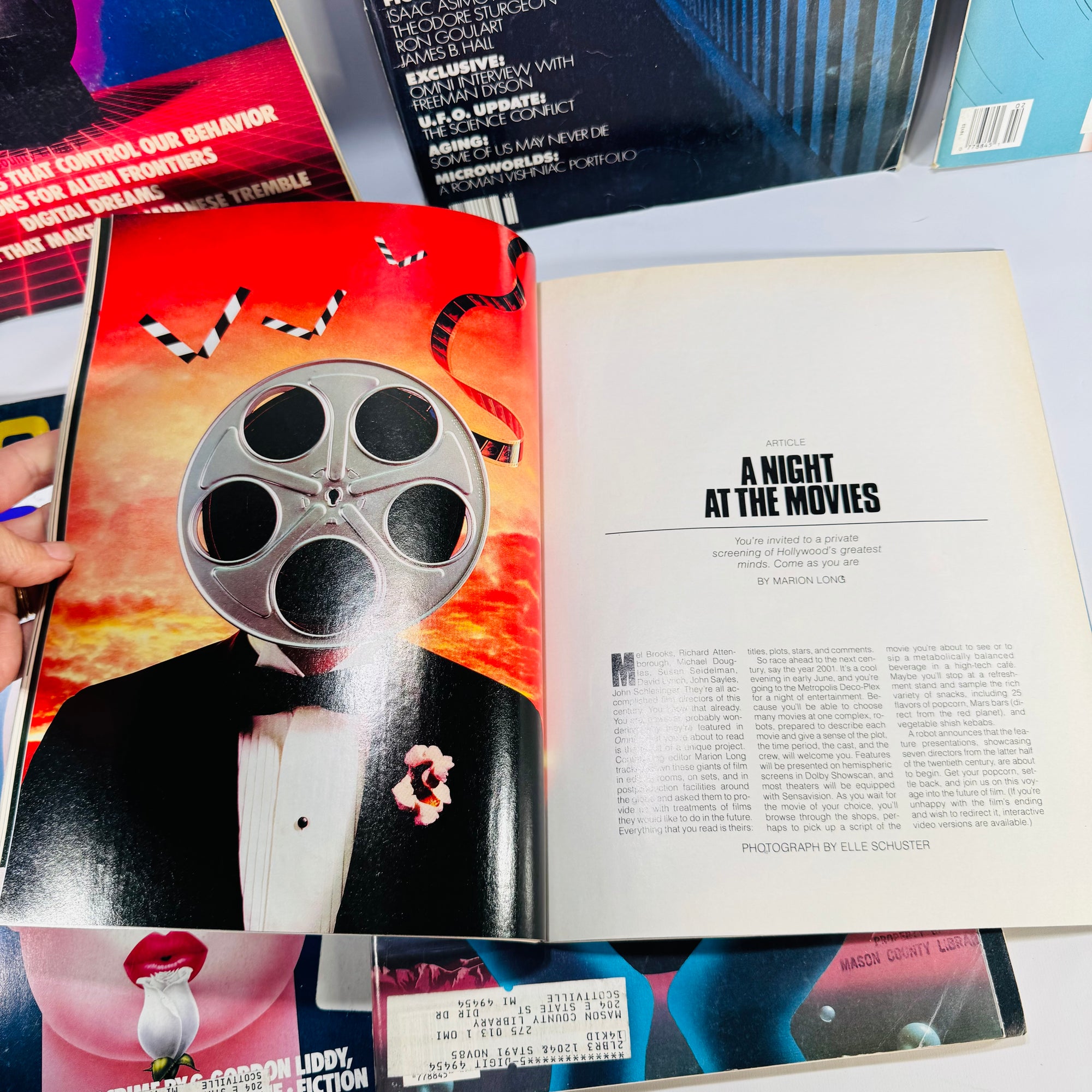 OMNI Magazine Lot of 7 (1978–1987) — Various Issues — OMNI Editors | Retro Ads & Cover Art, Science & Science Fiction Magazine