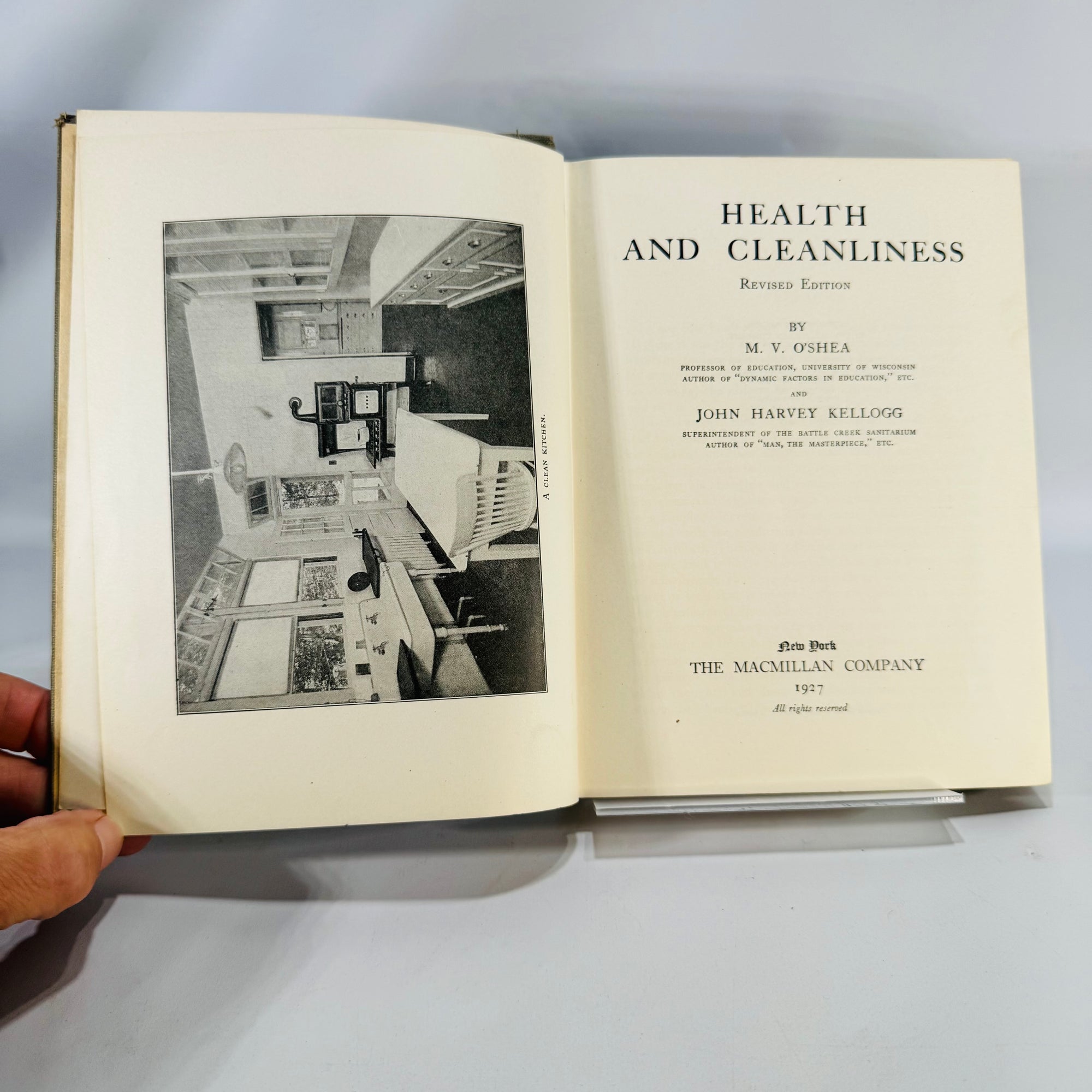 Vintage Public Health Text — Health and Cleanliness (1927, Revised Ed.) — O’Shea & Kellogg | Pictorial Cloth,  Physiology
