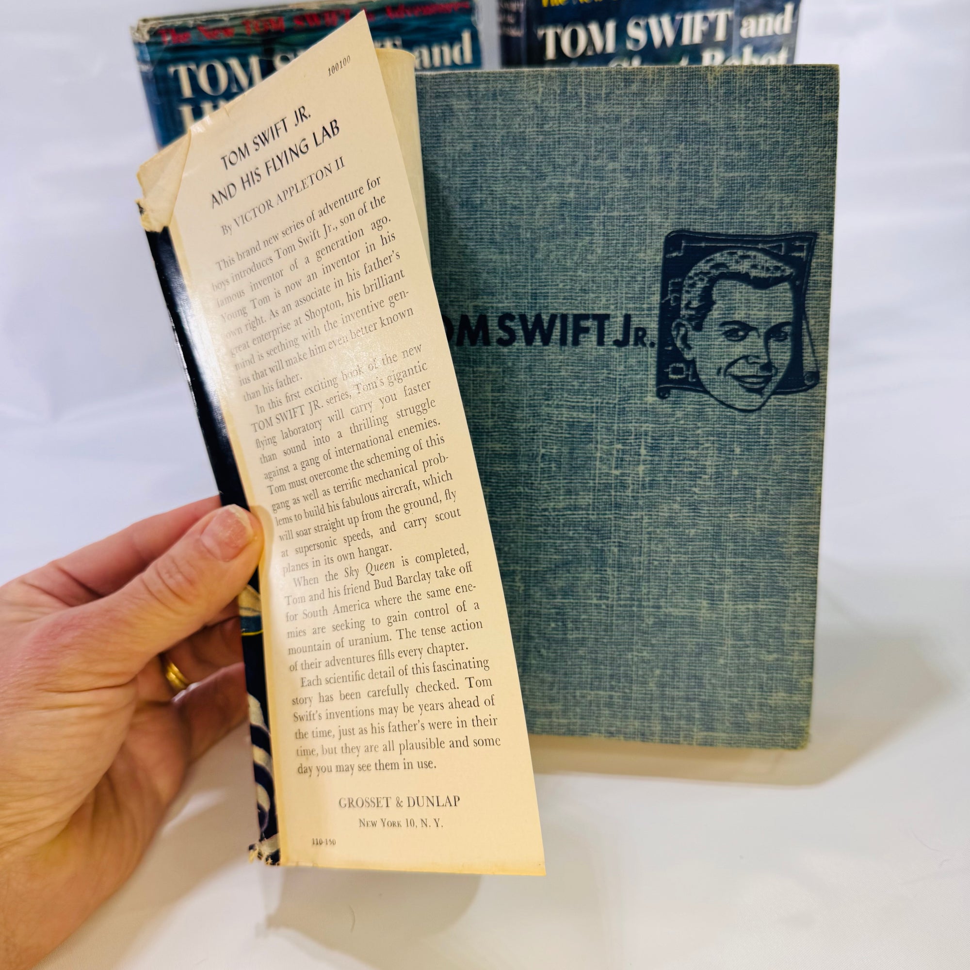 Five Tom Swift Jr. Adventures by Victor Appleton II – Vintage Series by Grosset & Dunlap Inc.