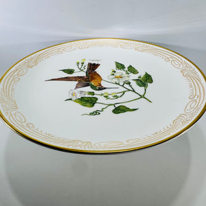 Edward Marshall Boehm Brazilian Ruby Hummingbird Collector Plate