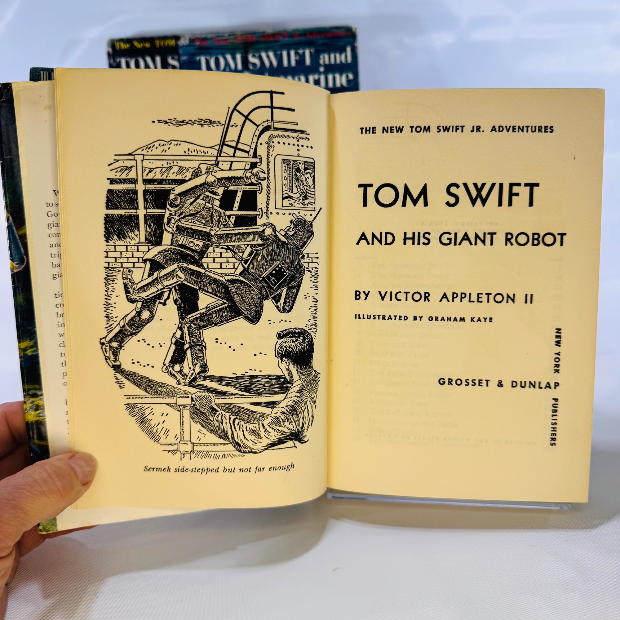 Five Tom Swift Jr. Adventures by Victor Appleton II – Vintage Series by Grosset & Dunlap Inc.