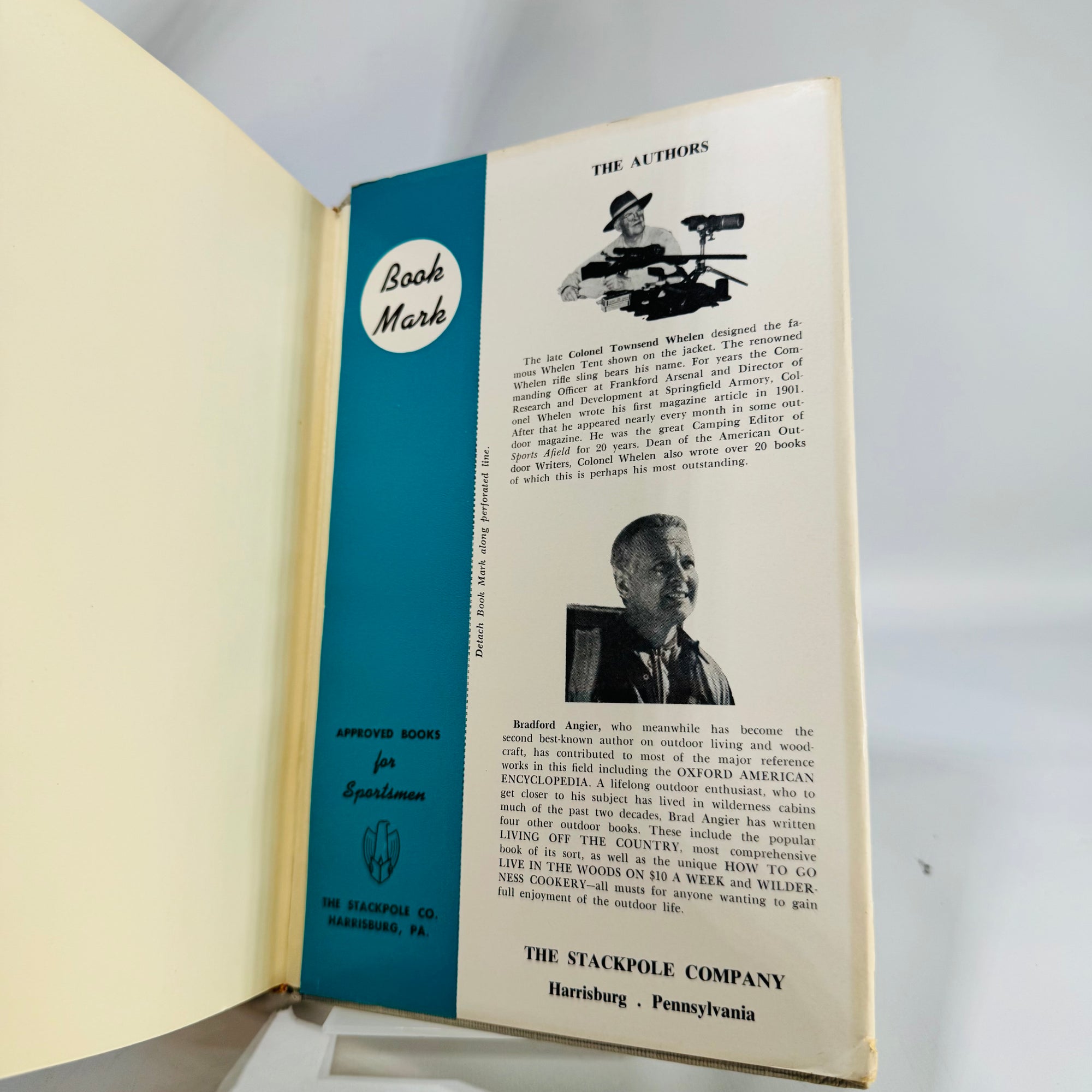 Outdoor Survival & Wilderness Skills — On Your Own in the Wilderness (1964, later printing) — Townsend Whelen & Bradford Angier | Photo-Illustrated, Fieldcraft